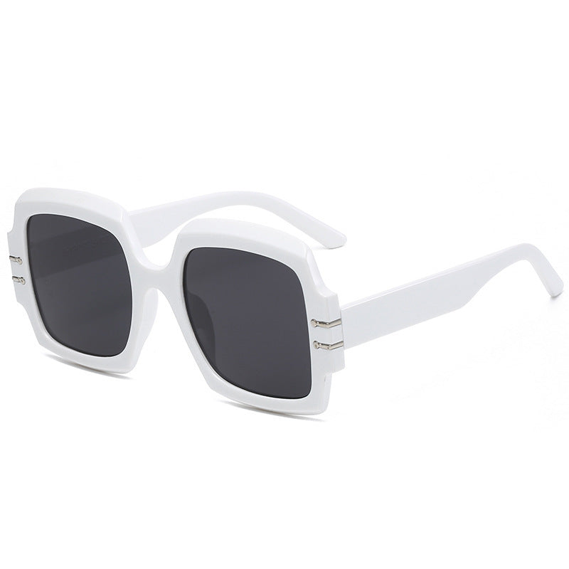 Women's Fashion Oversized Sunglasses with Animal Print Bowlift