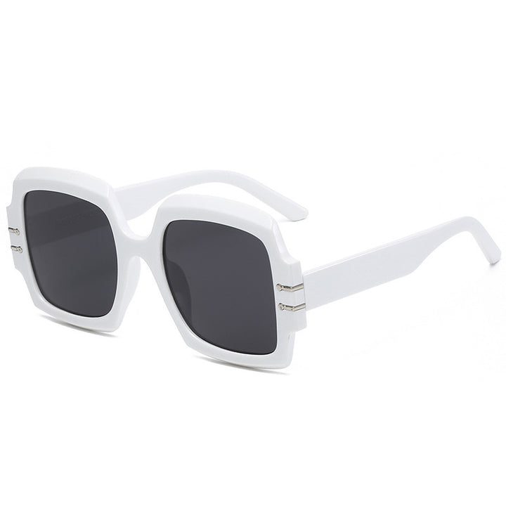 Women's Fashion Oversized Sunglasses with Animal Print Bowlift