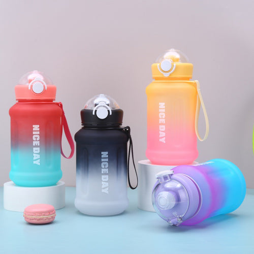 Unisex Silicone Water Bottle with Leakproof Lid Bowlift