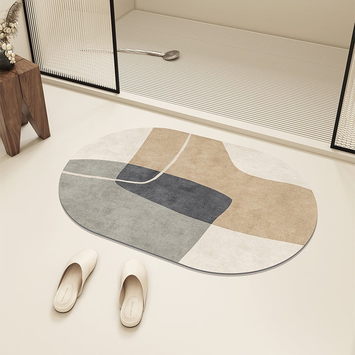 Unisex Non-Slip Memory Foam Bath Mat Bowlift