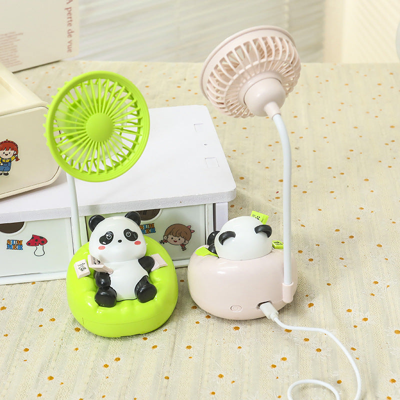 Ladies Portable Mini Fan in Cute Panda Design Bowlift
