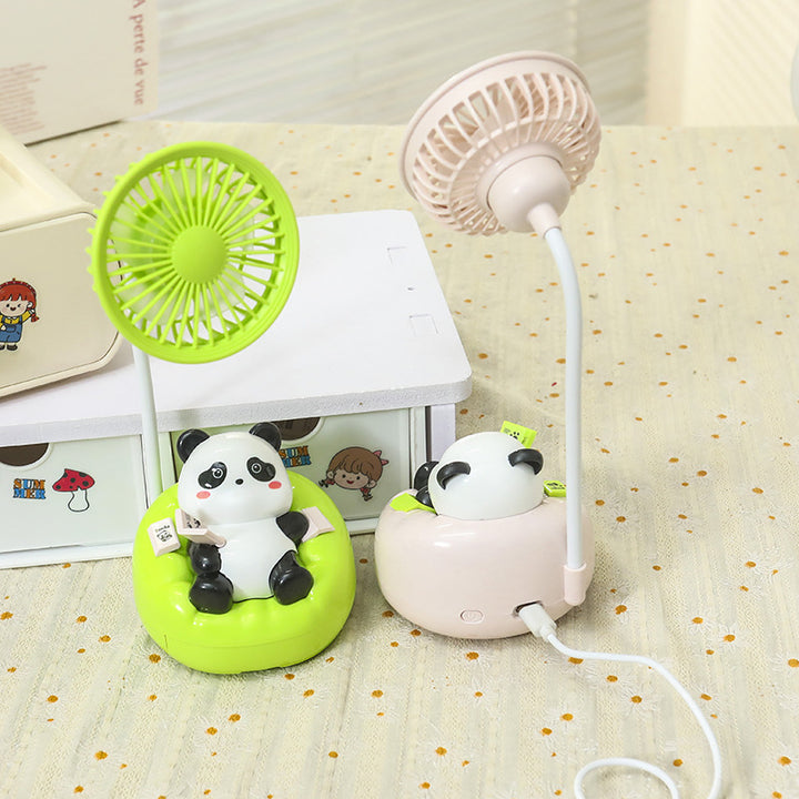 Ladies Portable Mini Fan in Cute Panda Design Bowlift