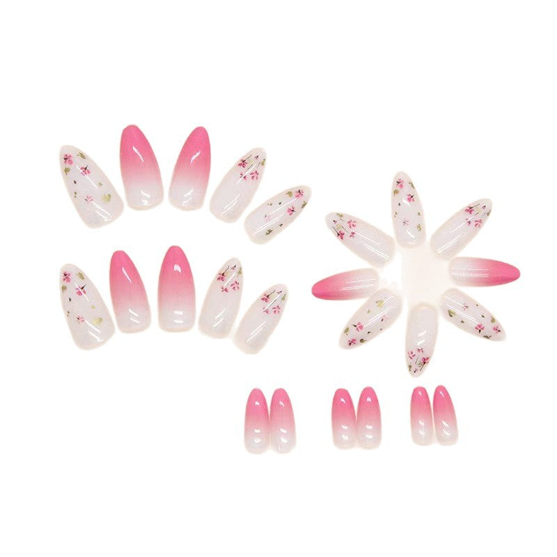 Floral Ombre Press-On Nails Set Bowlift