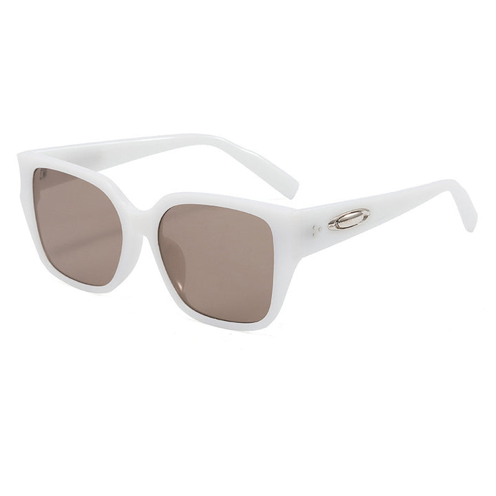 Women's sunglasses in modern square design with clear lenses Bowlift