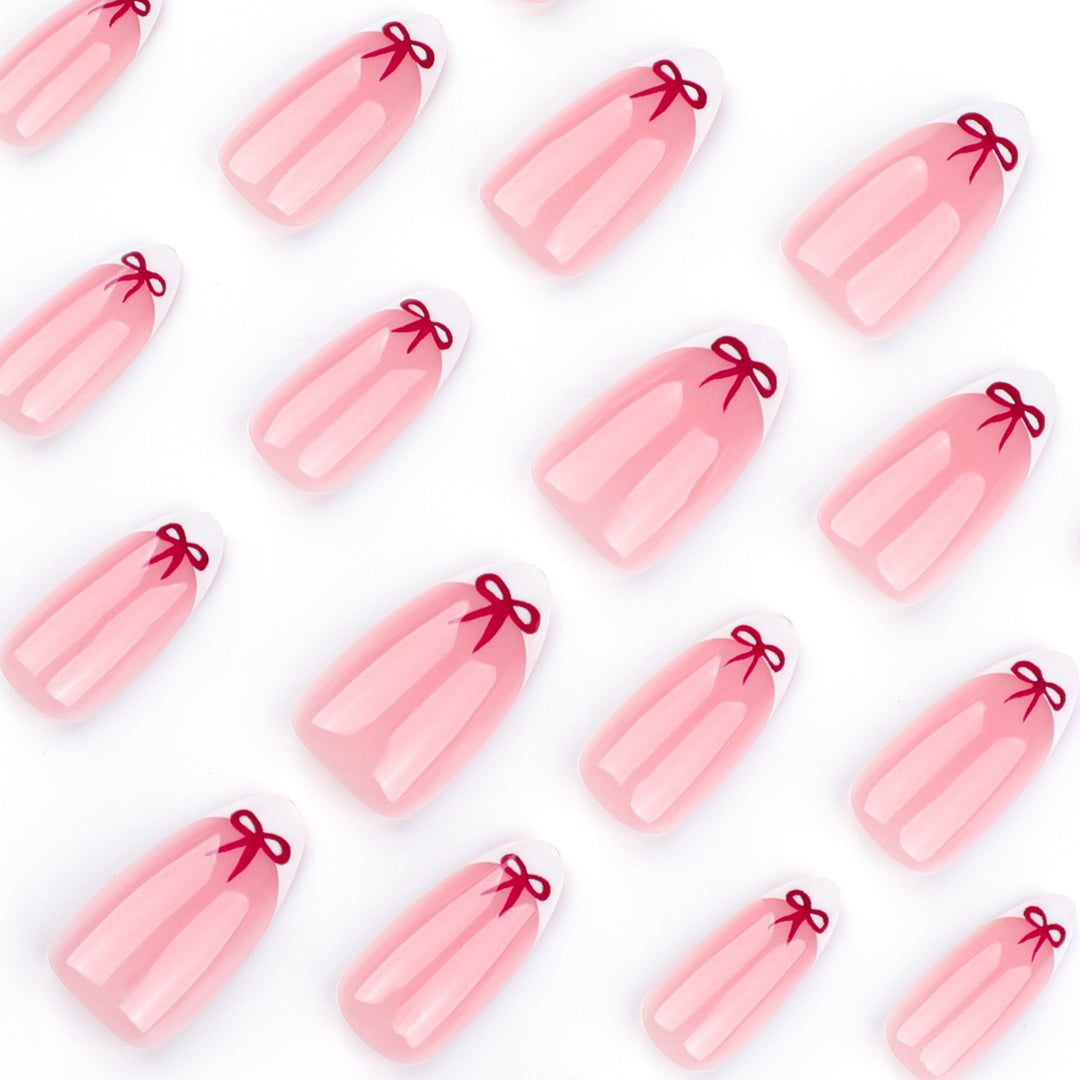 Elegant nail art with bow design Bowlift
