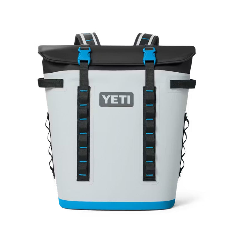 Unisex nan robust waterproof cooler backpack with roll closure and durable outer shell Bowlift