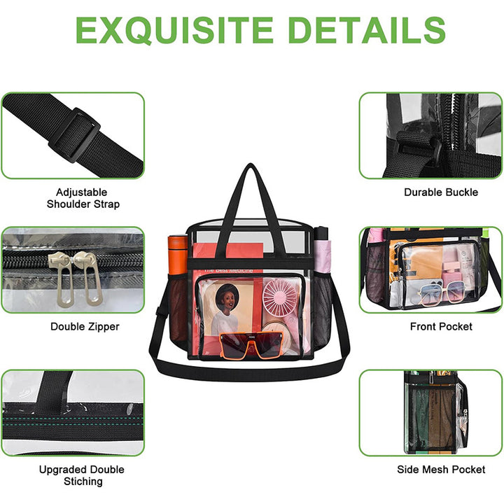 Transparent and Spacious Tote Bag Bowlift