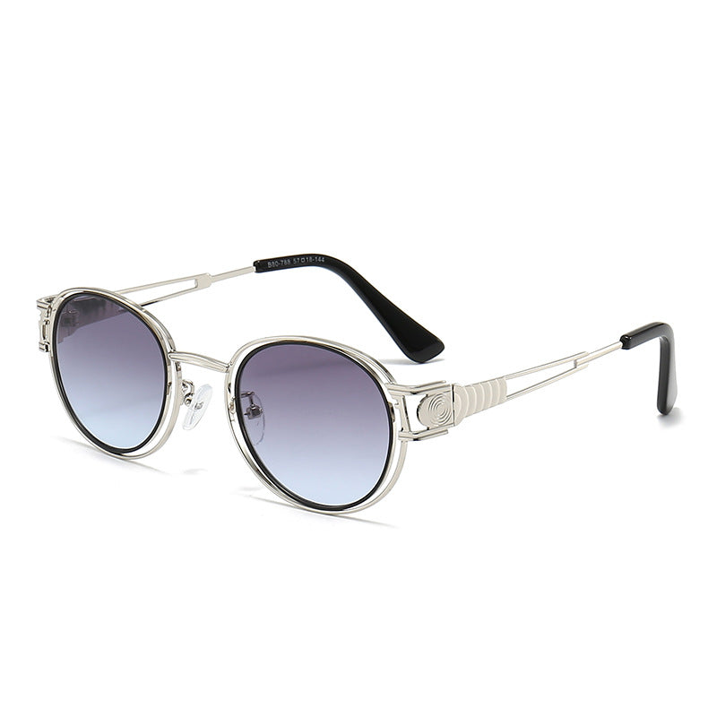 Women's sunglasses with fashionable metal frame and comfortable nose pads Bowlift