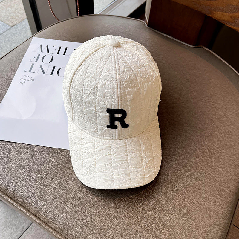 Women's Contemporary Textured Design Baseball Cap Bowlift