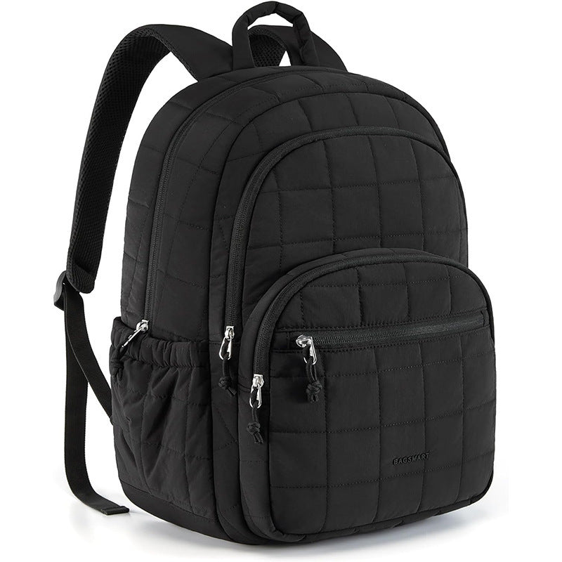 Quilted Multi-Storage Backpack Bowlift