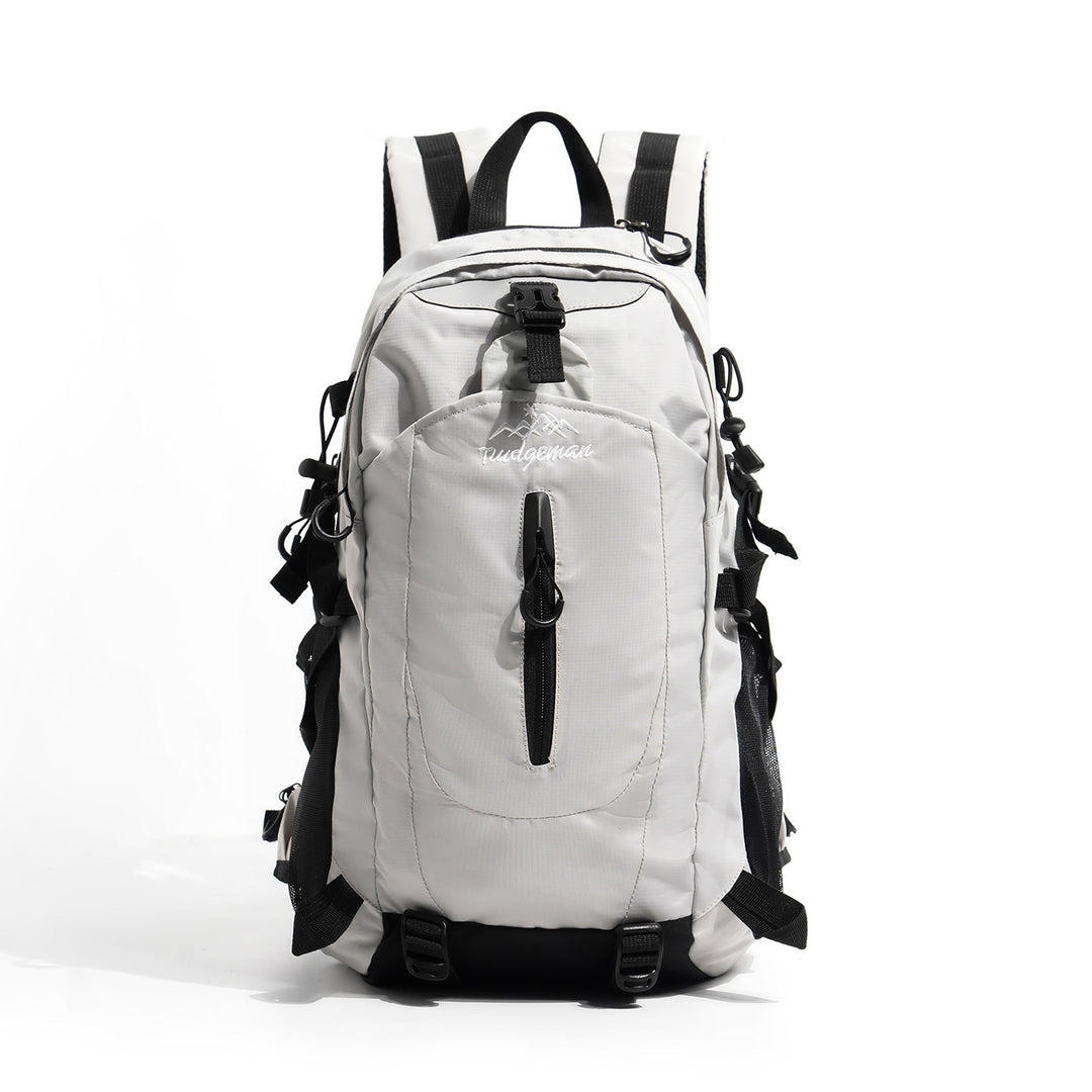 Unisex nan lightweight outdoor backpack with ergonomic back cushion, hydration bladder compartment and multifunctional external pockets Bowlift