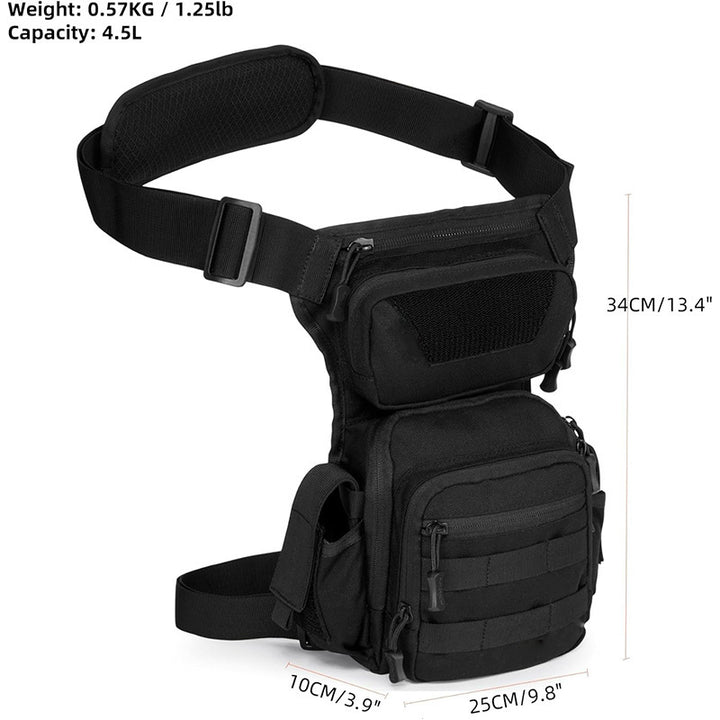 Tactical Shoulder Bag with Ergonomic Design Bowlift