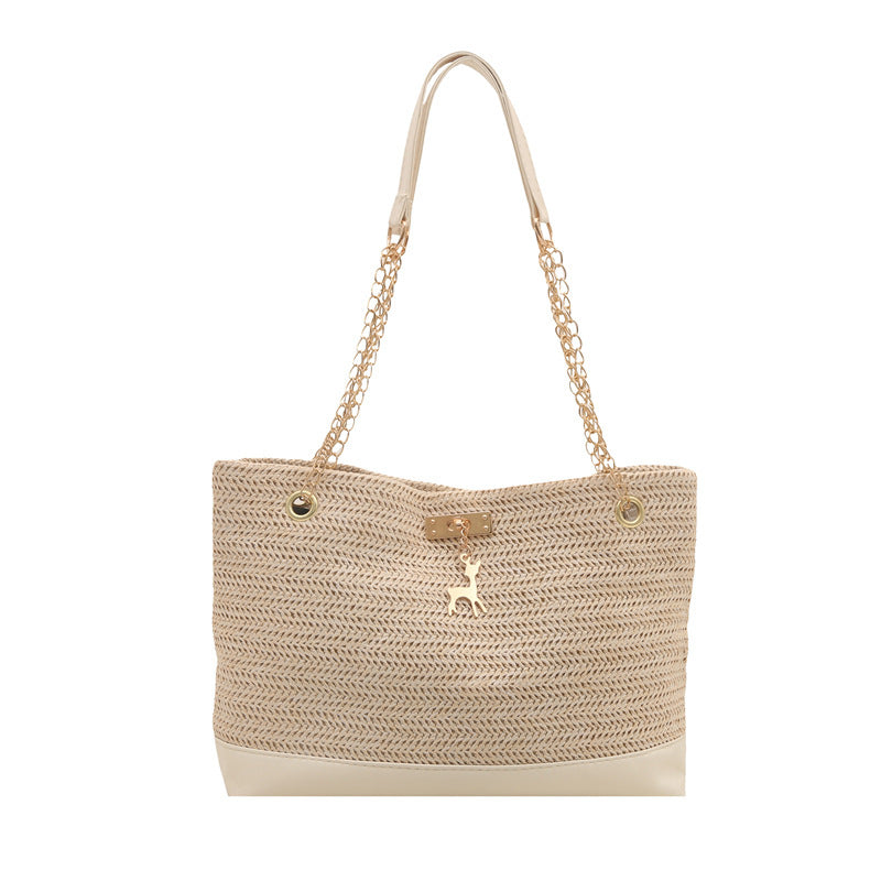 Stylish Woven Beach Tote Bag