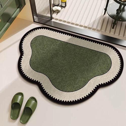 Artistic Curved Area Mat