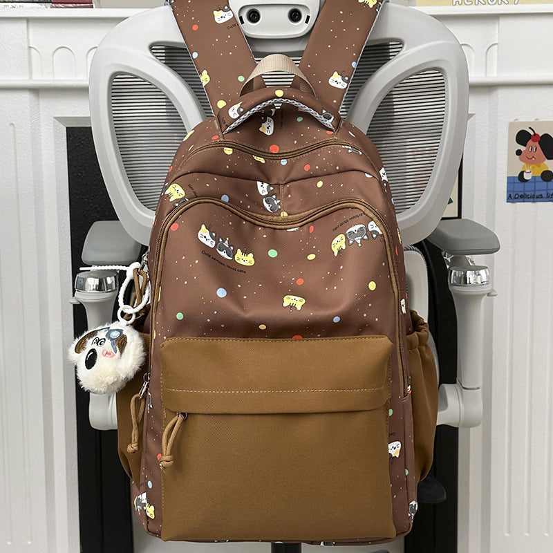 Cartoon Print Backpack