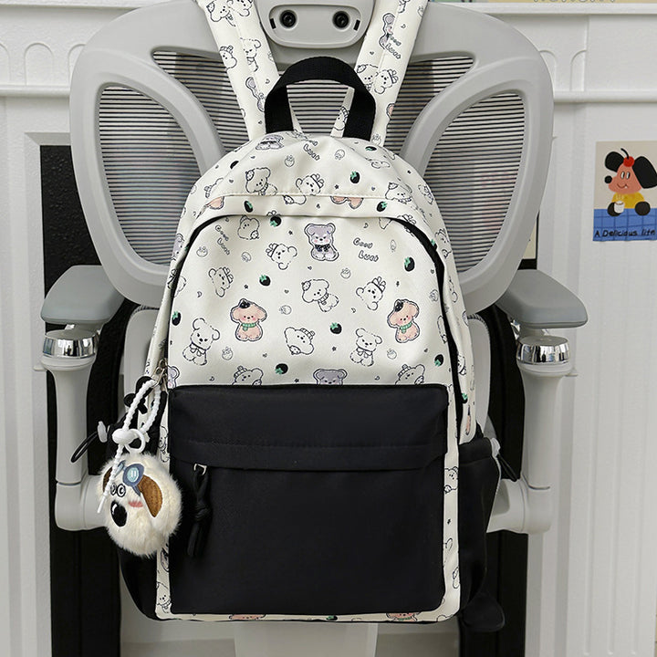 Cute Cartoon Print Backpack