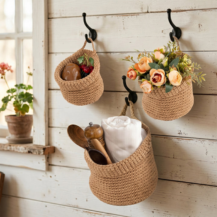 Decorative Macrame Storage Basket Bowlift