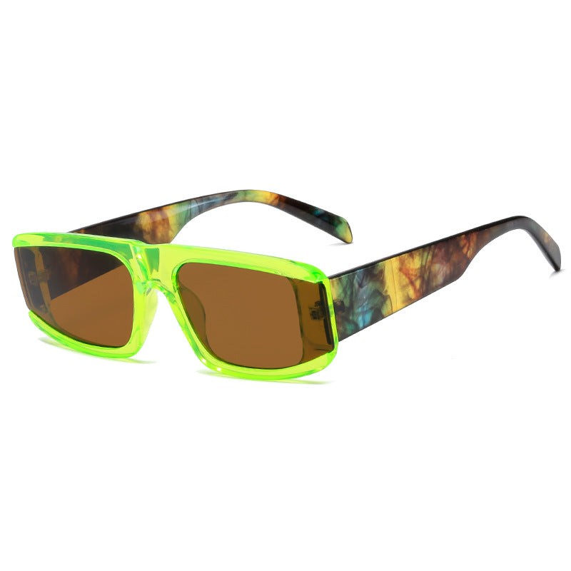 Women's fashionable sunglasses with futuristic design and transparent frame Bowlift