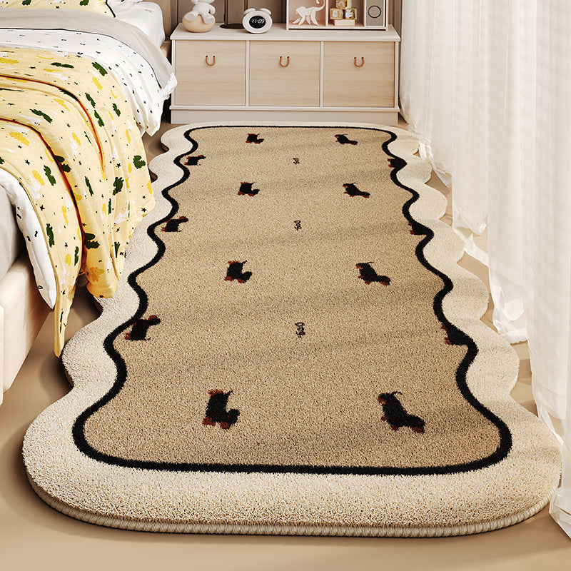 Cute Cartoon Animal-Themed Area Rug