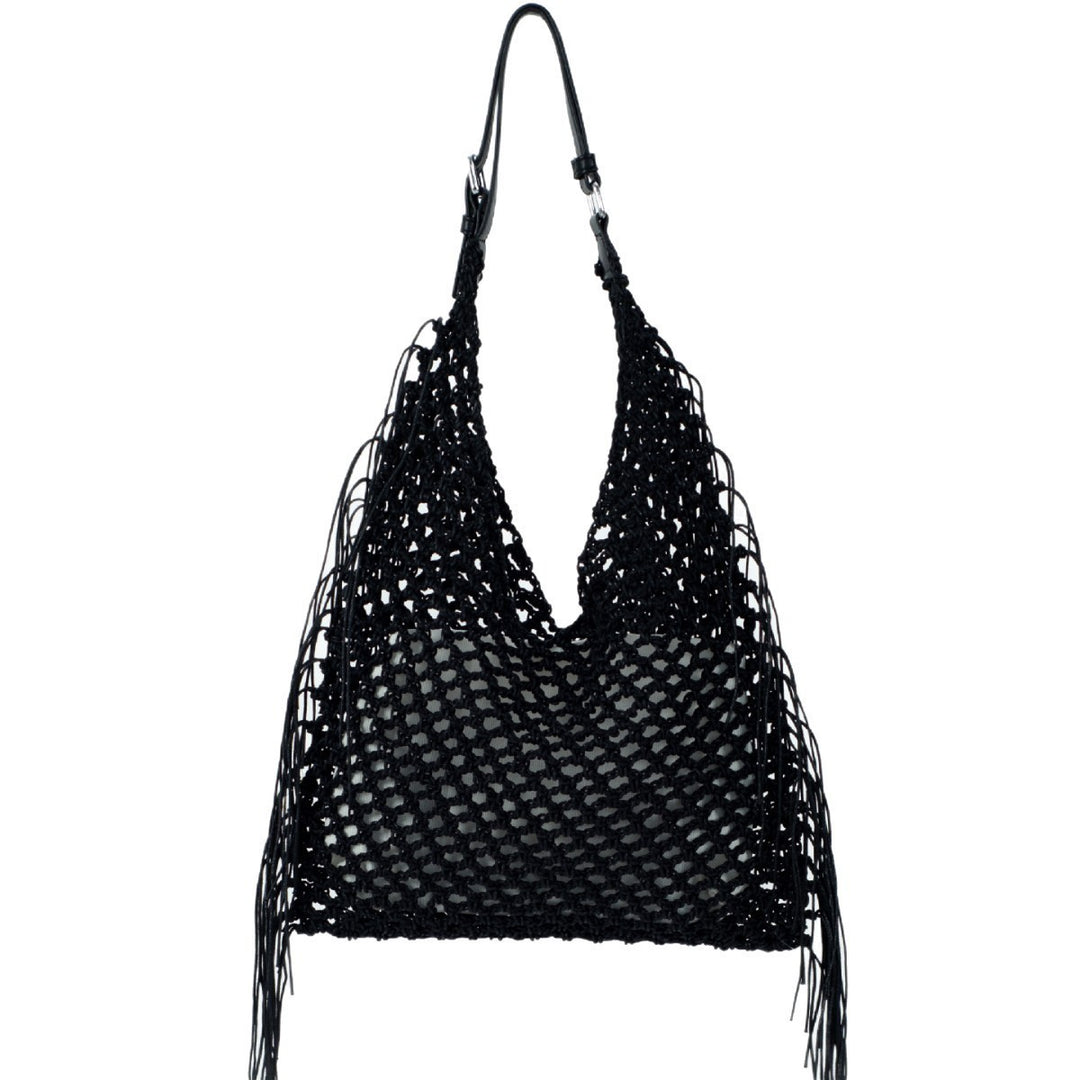 Trendy, Handcrafted Mesh Handbag Bowlift