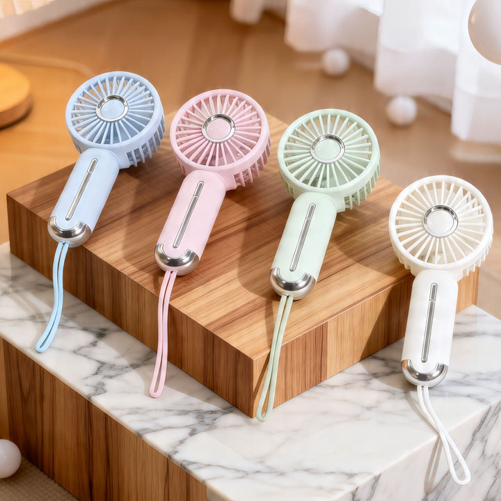 Women's Portable Mini Fan with USB Charging Function and Ergonomic Design Bowlift
