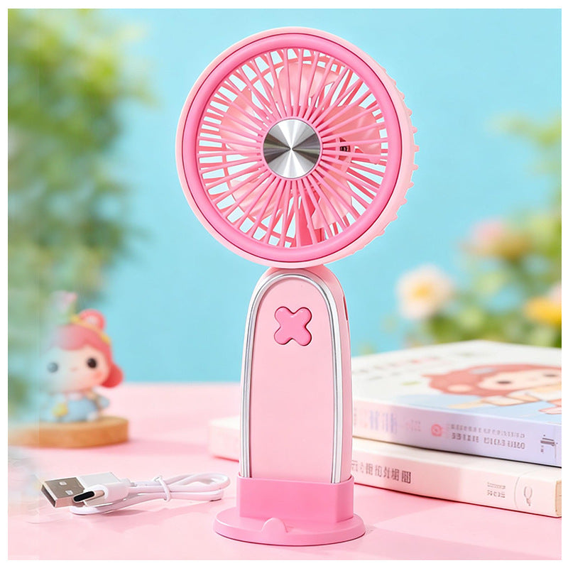 Ladies Portable Mini Fan with Ergonomic Design Bowlift