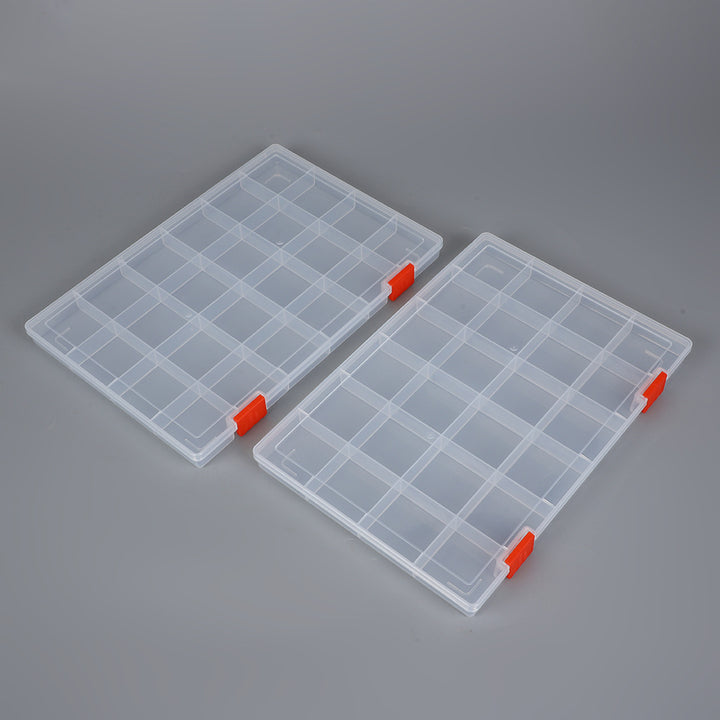Transparent Multi-Grid Craft Organizer Bowlift
