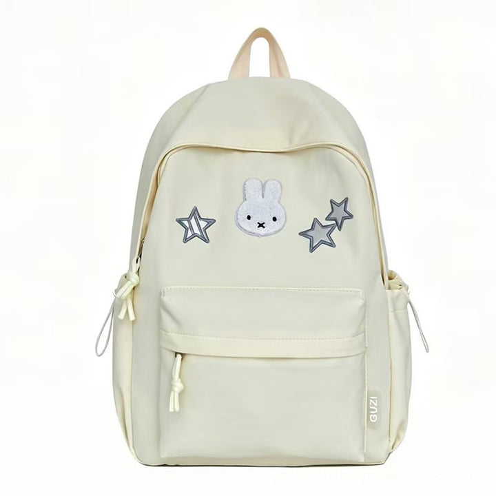 Charming Character-Embroidered Backpack Bowlift