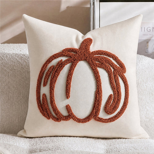 Decorative Pumpkin-Shaped Cushion