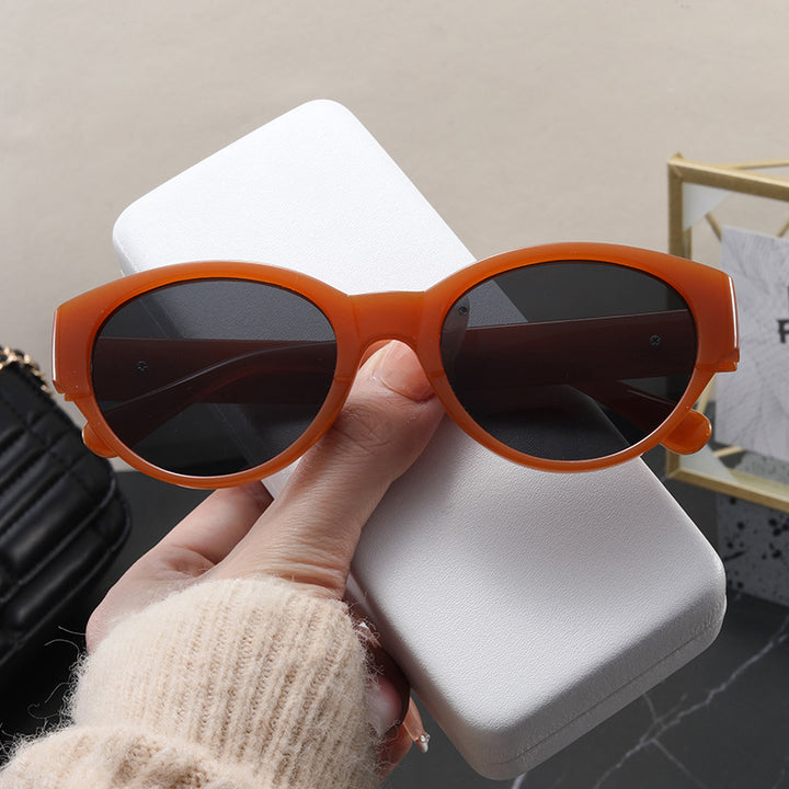 Women's Cat-Eye Sunglasses with Exotic Design and Sturdy Frame Bowlift