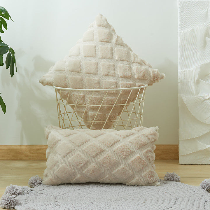 Soft Textured Throw Pillow