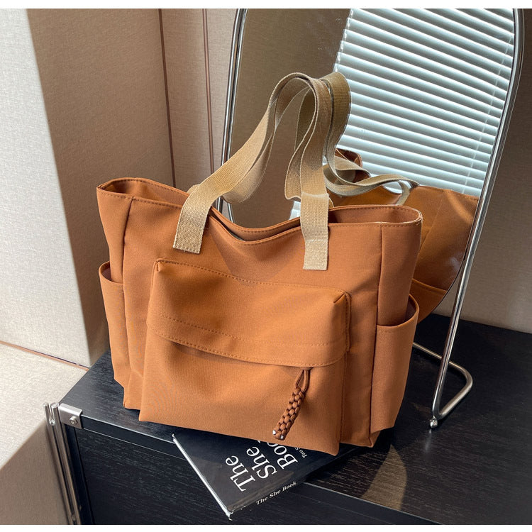 Multi-Pocket Utility Tote Bag Bowlift