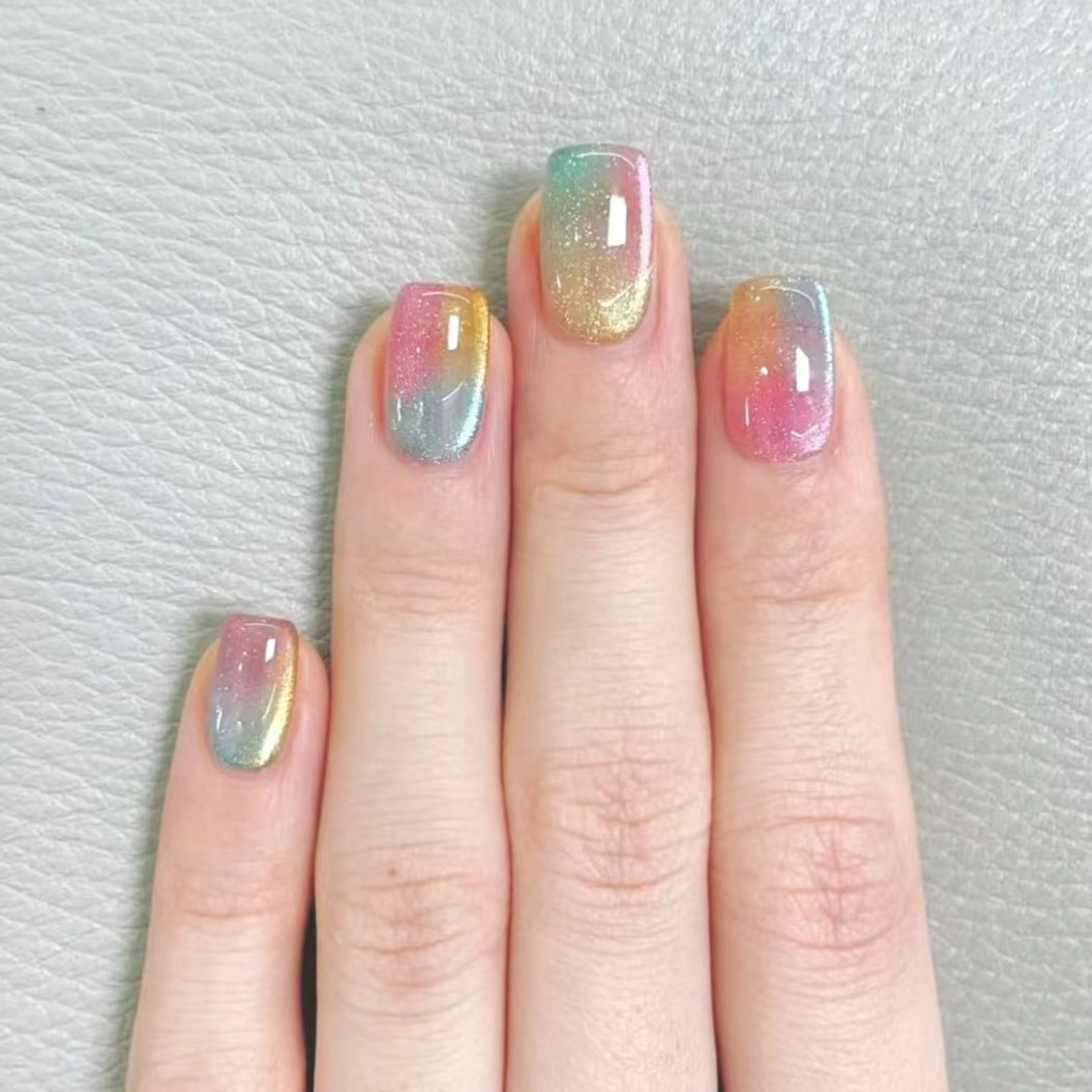 Ombre Artificial Nails Bowlift