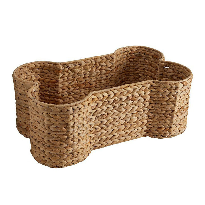 Decorative storage basket in bone design Bowlift