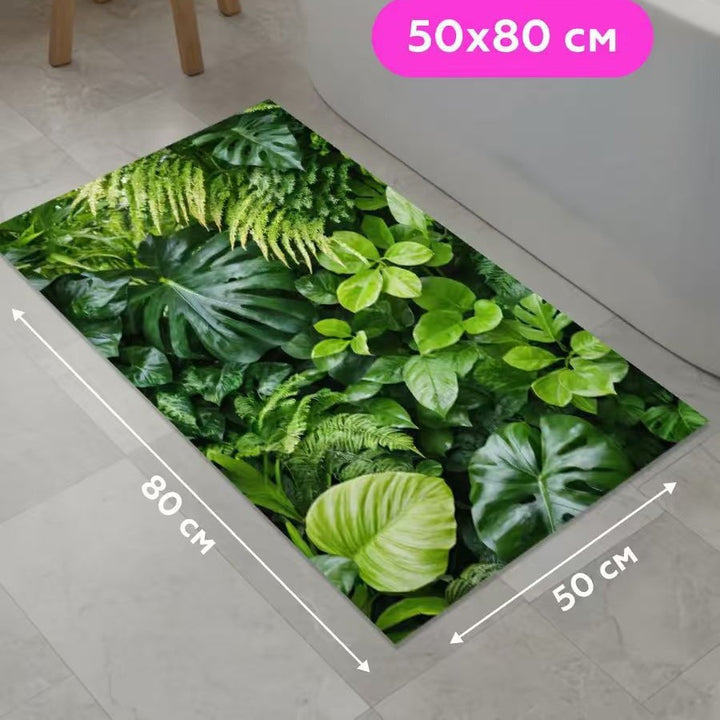 Decorative Mosaic Bath Mat Bowlift
