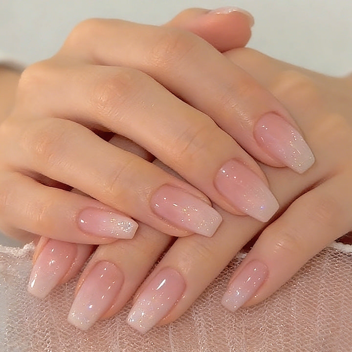 Elegant Ombre Press-On Nails Bowlift