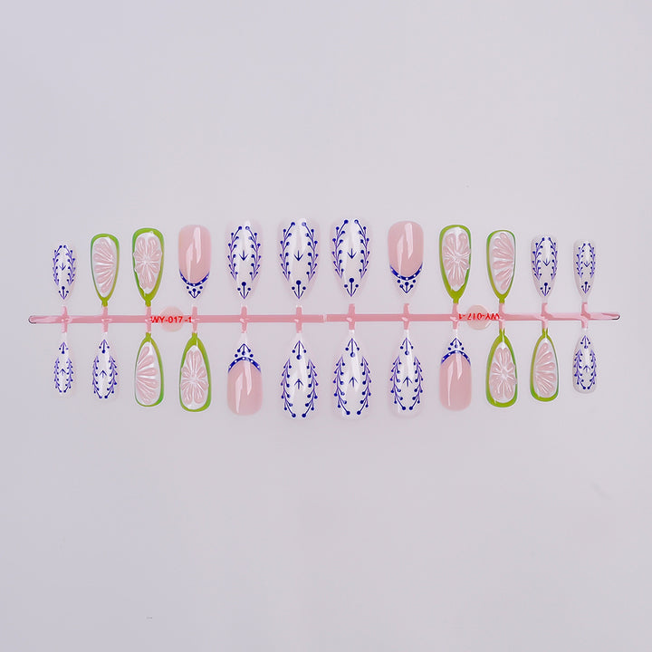Premium Decorative Press-On Nails Bowlift