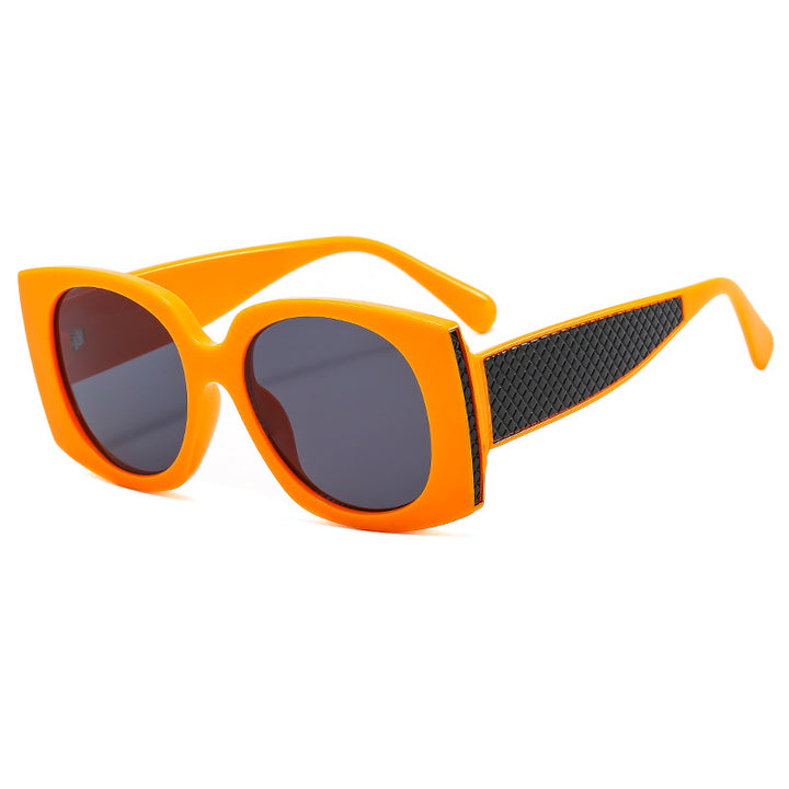 Women's fashionable oversized sunglasses with textured frame Bowlift