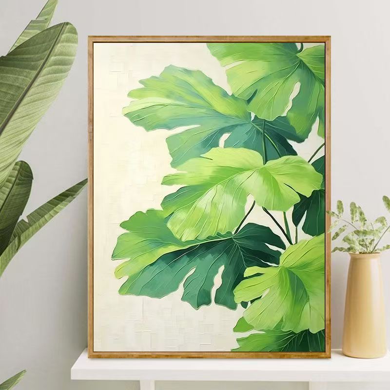Tropical Leaf Canvas Artwork Bowlift