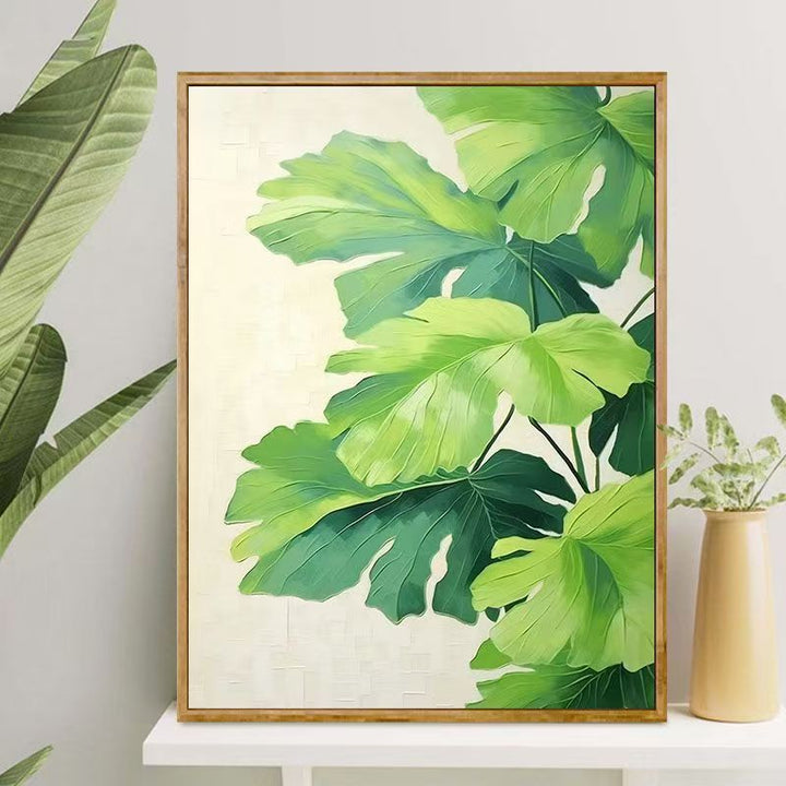 Tropical Leaf Canvas Artwork Bowlift