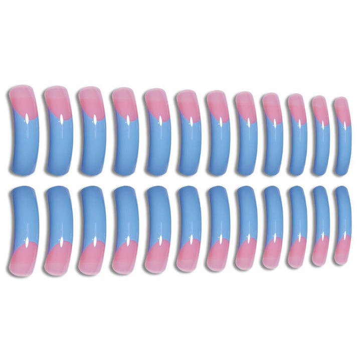 Glossy Long Stiletto Press-On Nails Bowlift