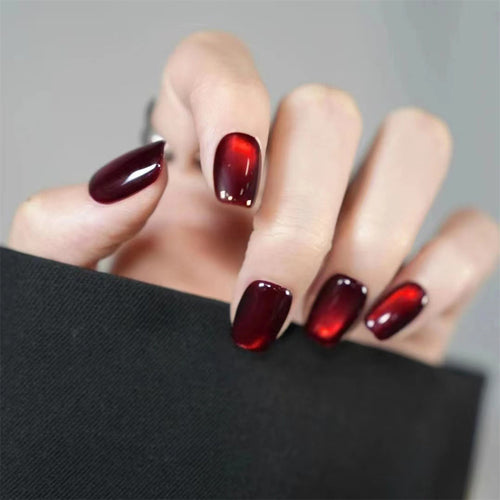 Sparkling Press-On Nail Set Bowlift