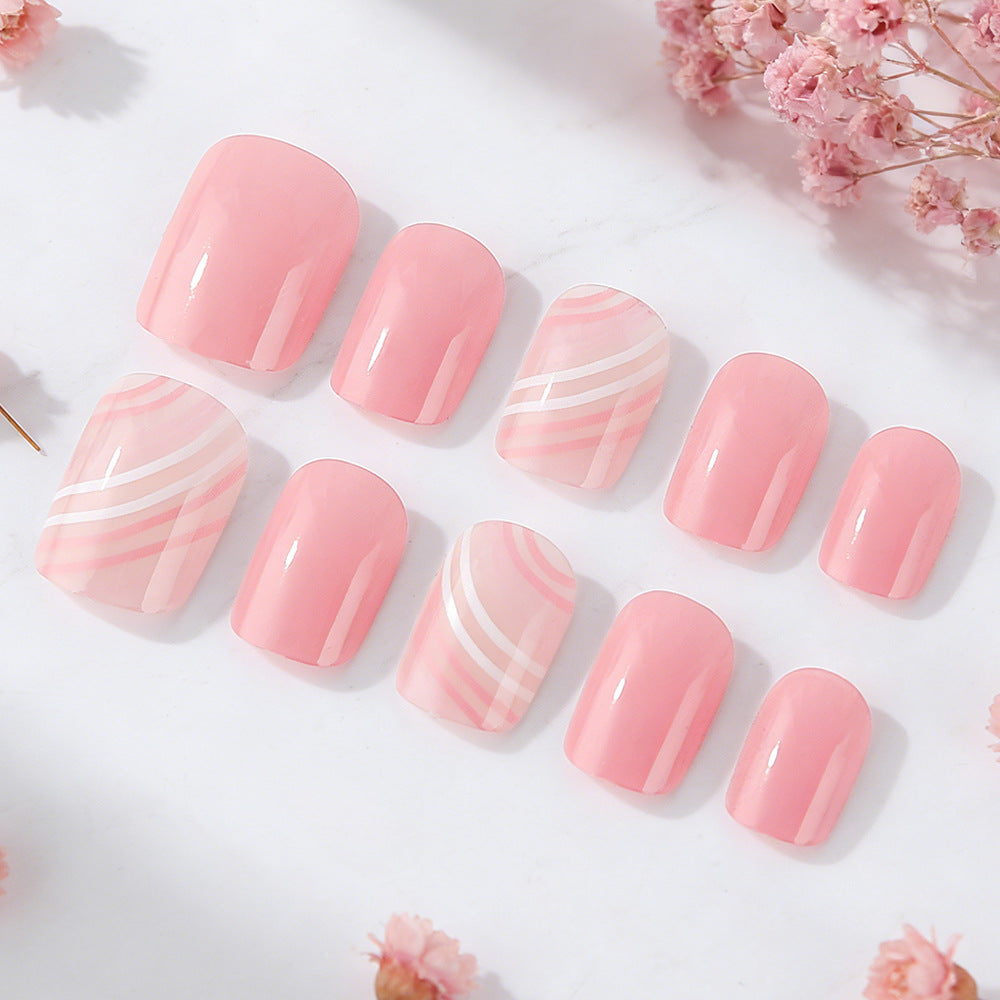 Artistic Pink Gel Nail Art Set Bowlift