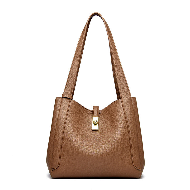 Elegant Structured Shoulder Tote Bowlift