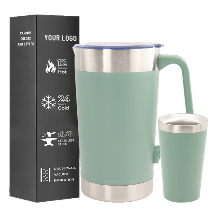 Ladies thermos jug with ergonomic handle and double thermal insulation Bowlift