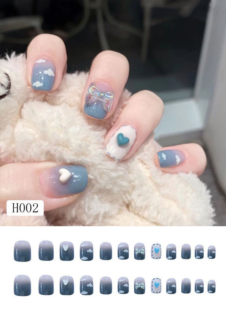 Artificial nail tips with bow design Bowlift