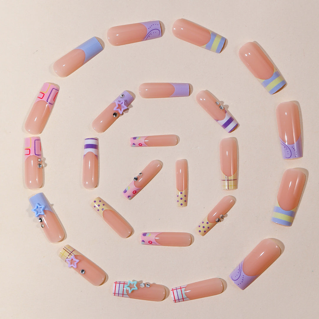 Decorative Acrylic Nail Art Set Bowlift