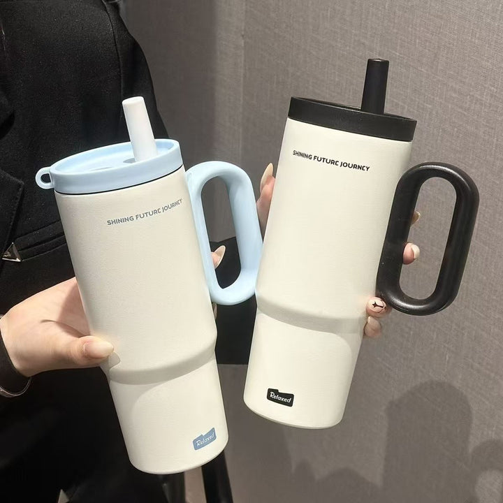 Women's thermos cup with practical double drinking system Bowlift