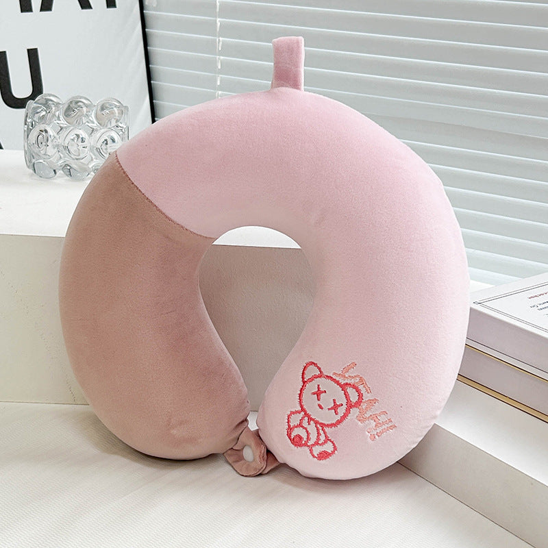 Women's Neck Pillow with Fun Design Bowlift