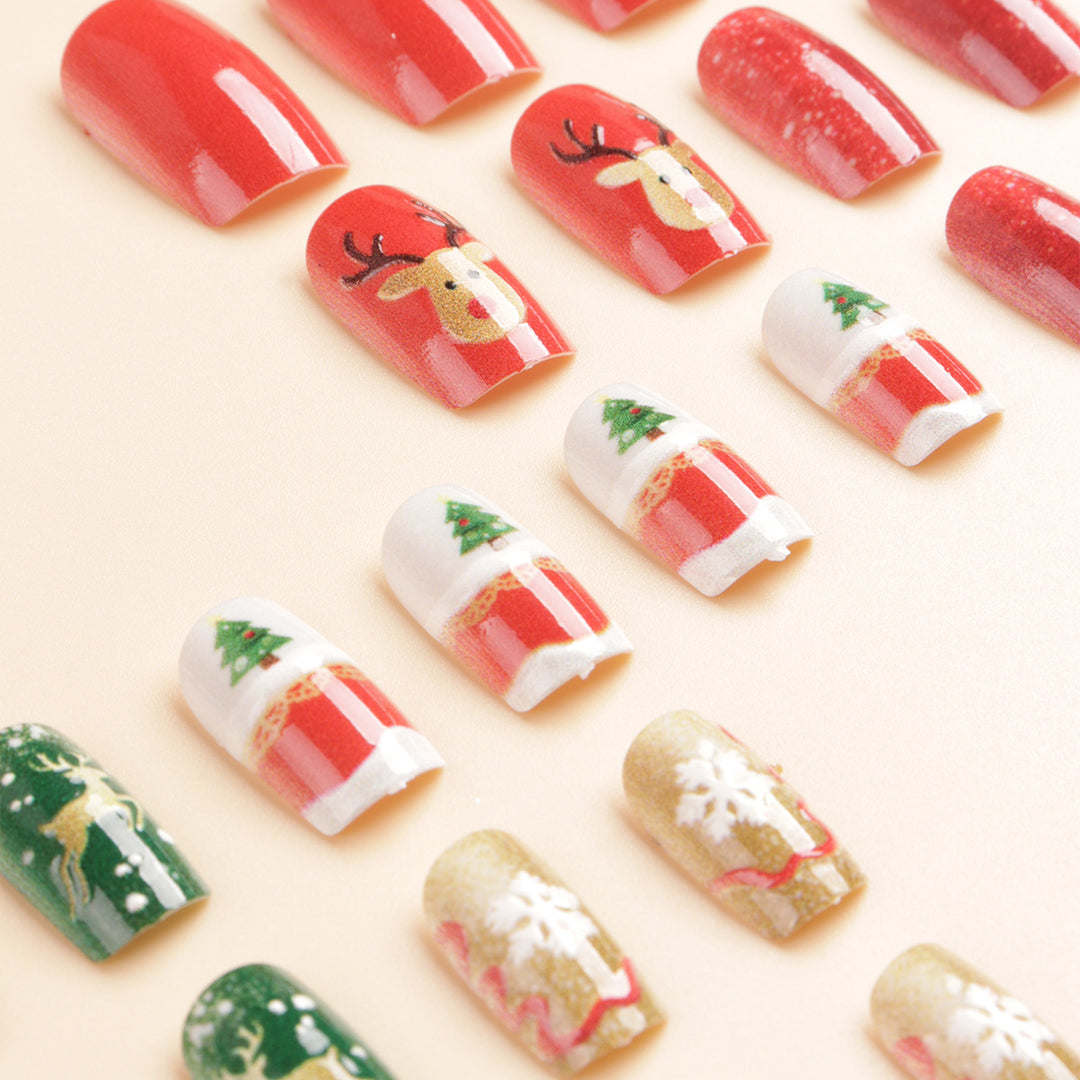 Festive Nail Art Stickers Bowlift